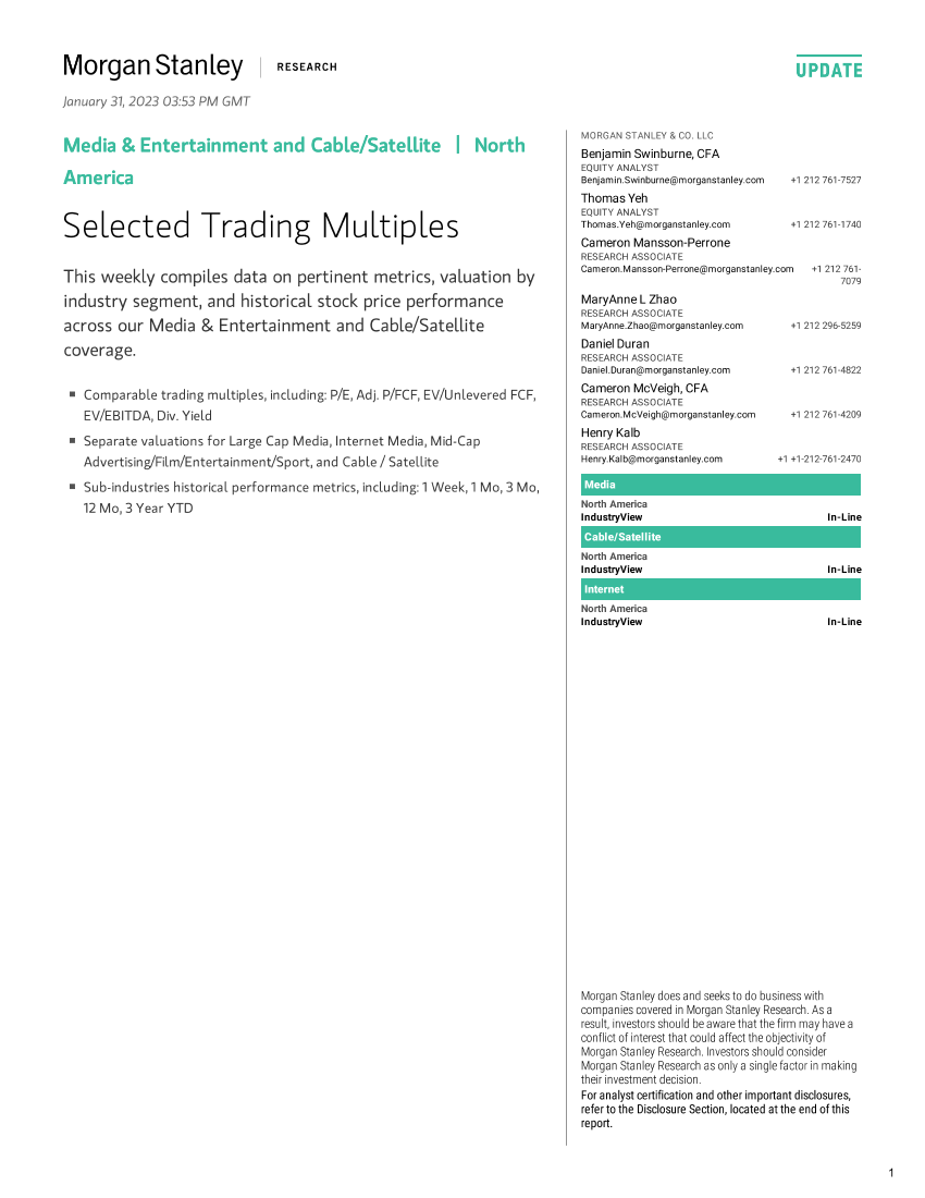 Morgan Stanley-Media  Entertainment and CableSatellite Selected Trading .Morgan Stanley-Media  Entertainment and CableSatellite Selected Trading ._1.png